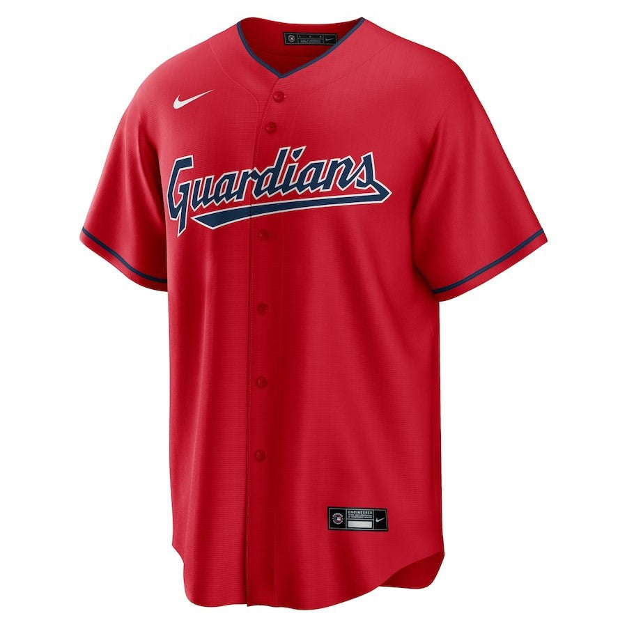 José Ramírez 11 Cleveland Guardians Alternate Player Jersey - Red