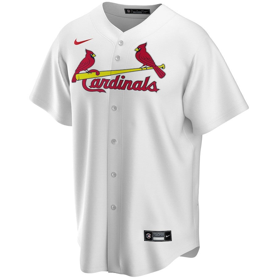 St. Louis Cardinals Home Custom Men Jersey - White