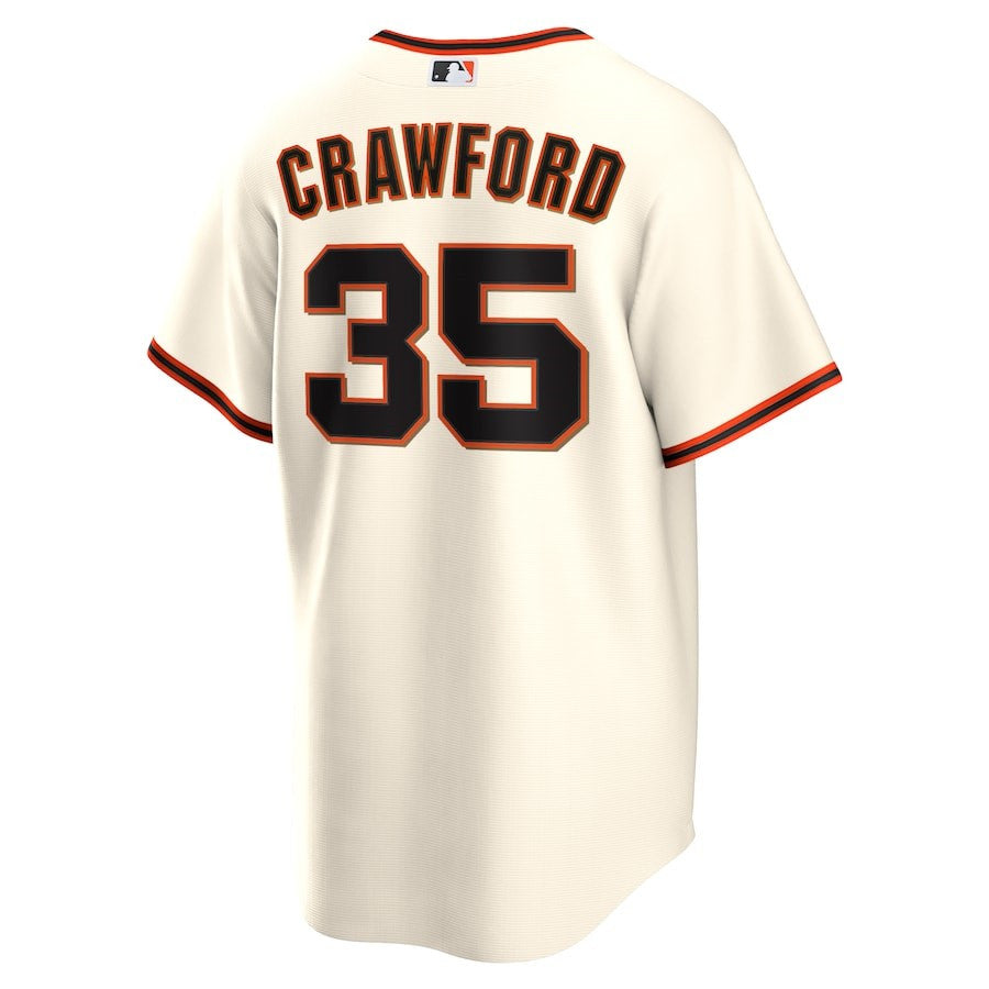 Brandon Crawford 35 San Francisco Giants Home Player Name Jersey - Cream