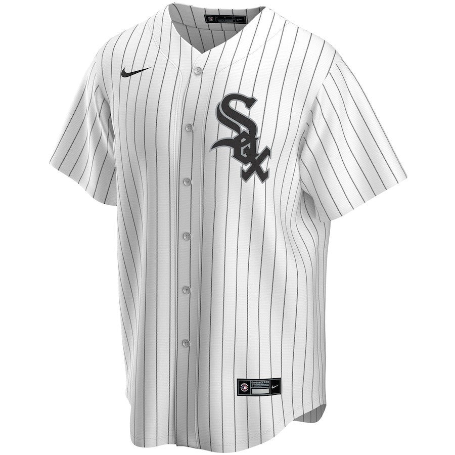 Chicago White Sox Home Custom Men Jersey - White