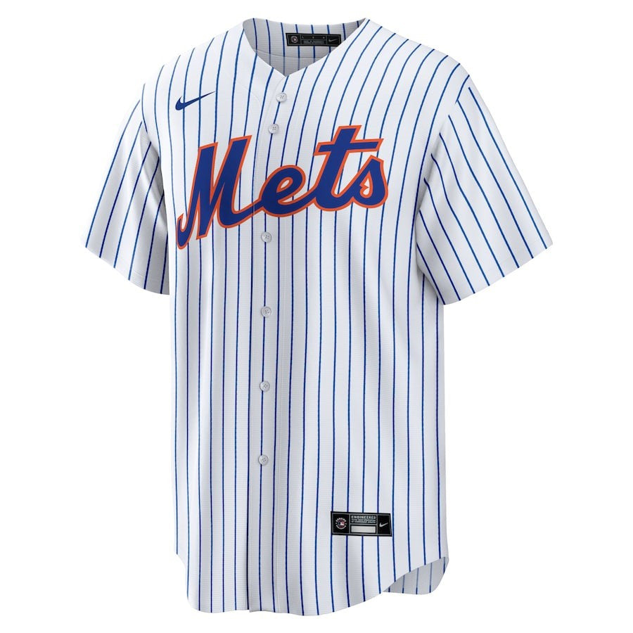 Francisco Lindor 12 New York Mets Home Player Men Jersey - White