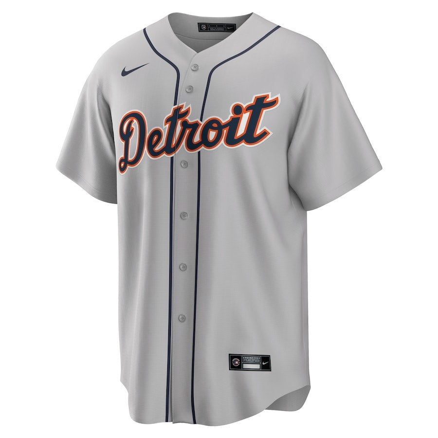 Miguel Cabrera 24 Detroit Tigers Road Player Name Jersey - Gray