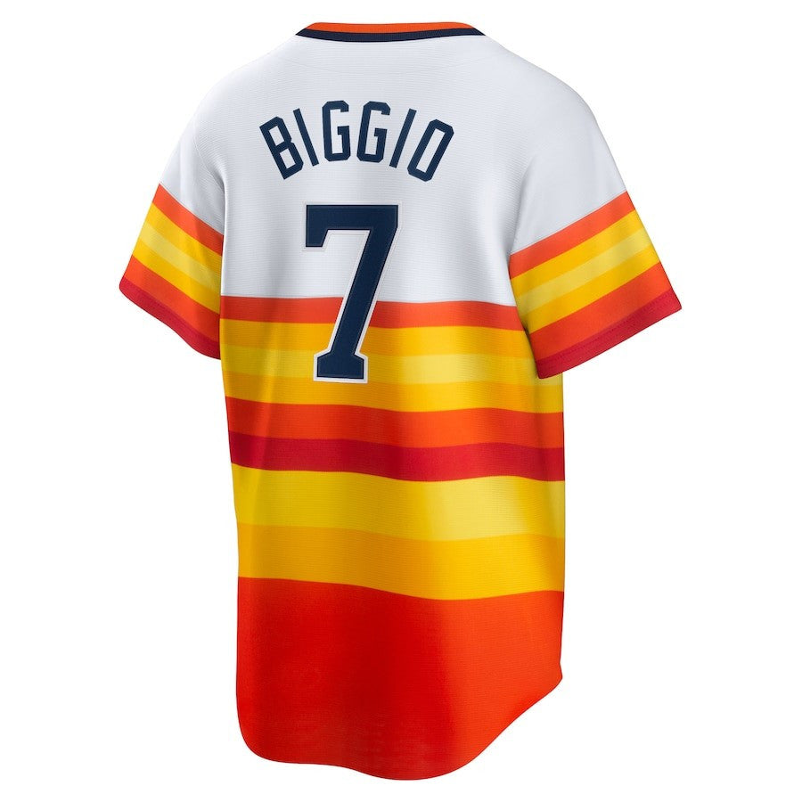 Craig Biggio 7 Houston Astros Home Cooperstown Collection Player Jersey - White