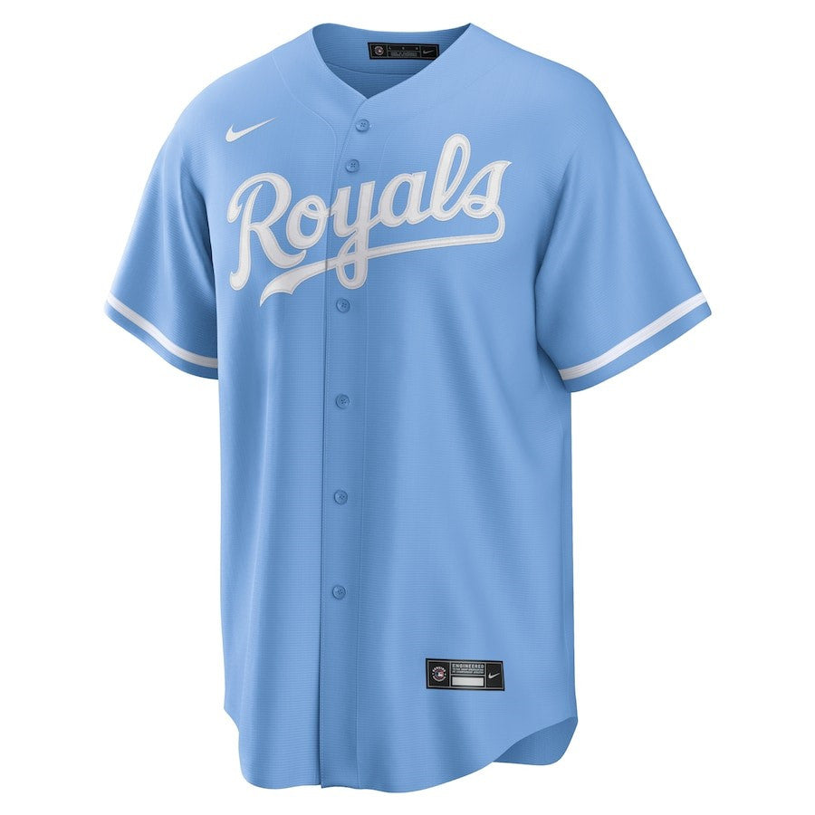 Kansas City Royals Alternate Team Logo Men Jersey - Light Blue