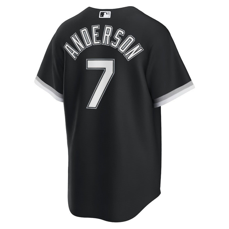 Tim Anderson 7 Chicago White Sox Alternate Player Jersey - Black