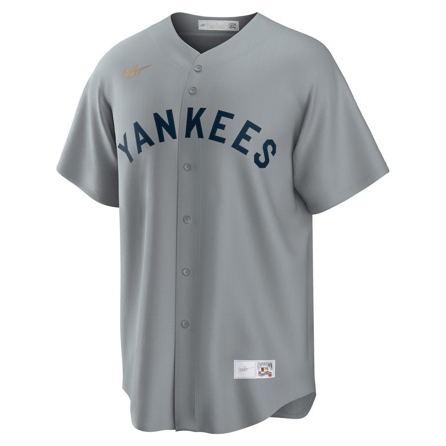 Mickey Mantle 7 New York Yankees Road Cooperstown Collection Player Jersey - Gray
