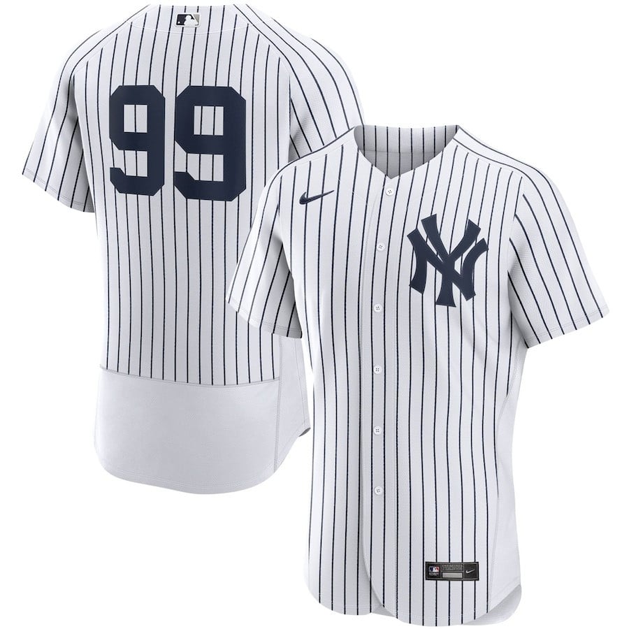 Aaron Judge 99 New York Yankees Home Player Elite Jersey - White