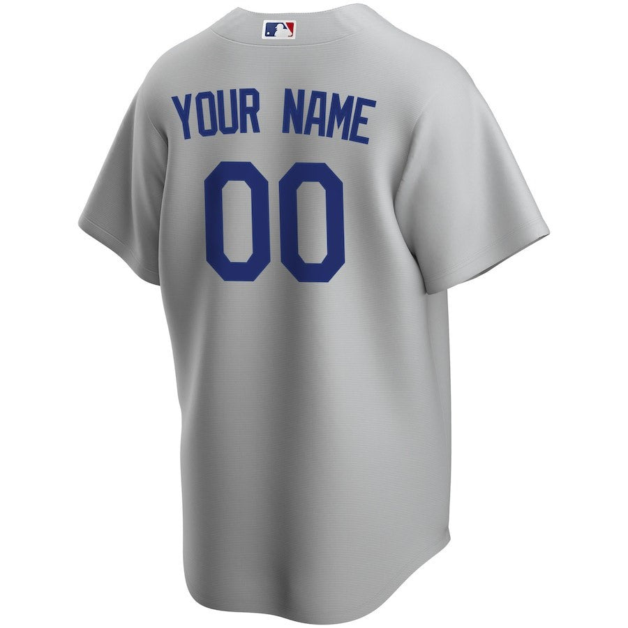 Los Angeles Dodgers Alternate Custom Men Jersey - Gray