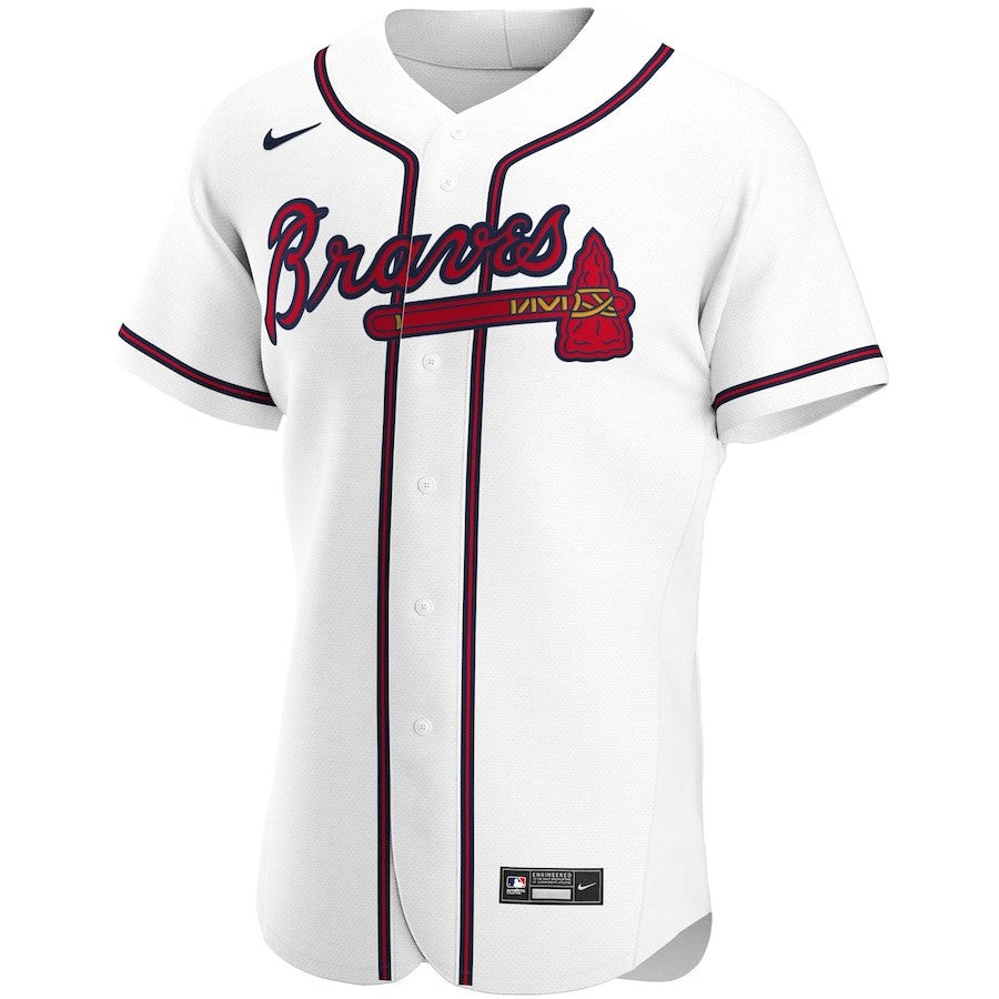 Ronald Acuna Jr. 13 Atlanta Braves Home Player Elite Jersey - White