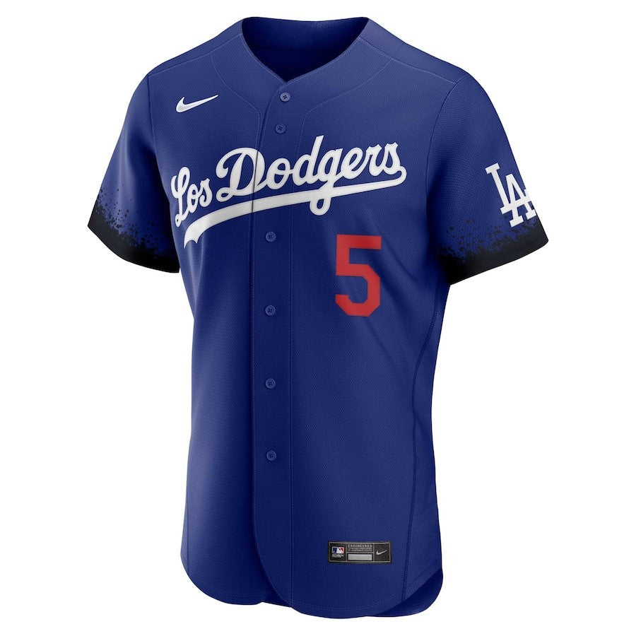 Freddie Freeman 5 Los Angeles Dodgers City Connect Player Elite Jersey - Royal