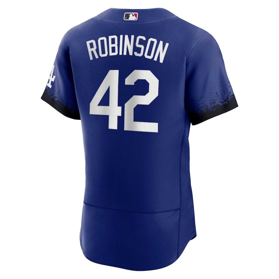 Jackie Robinson 42 Los Angeles Dodgers City Connect Player Elite Jersey - Royal
