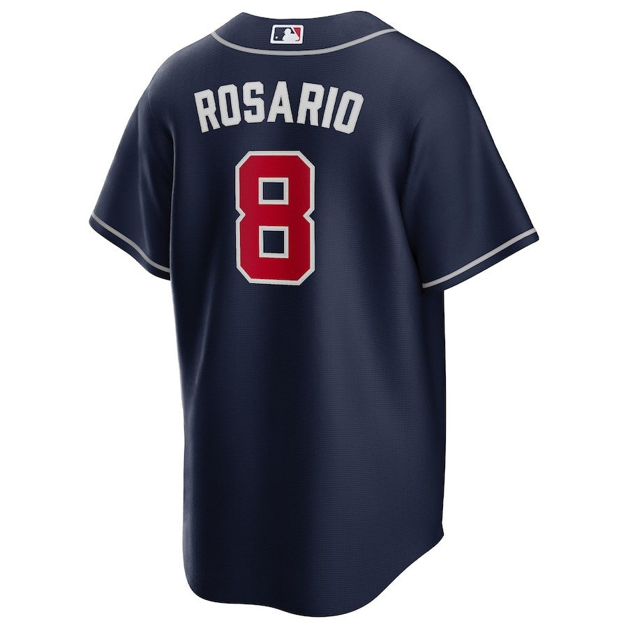 Eddie Rosario 8 Atlanta Braves Alternate Player Jersey - Navy