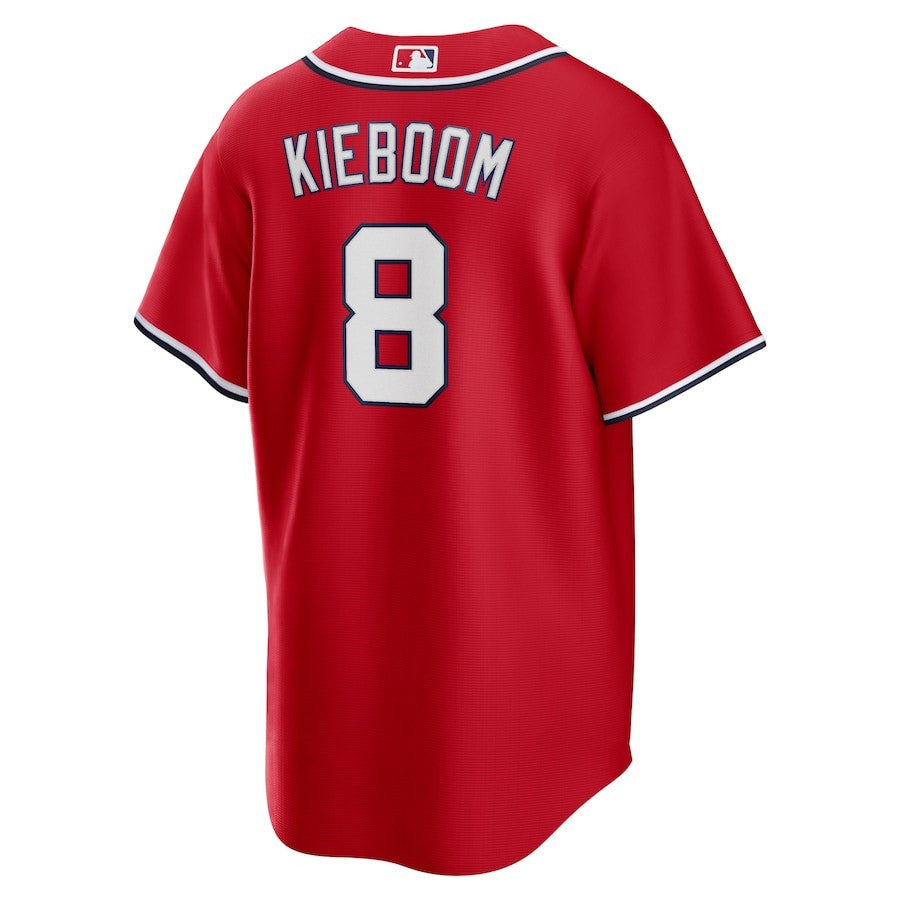 Carter Kieboom 8 Washington Nationals Alternate Player Name Jersey - Red