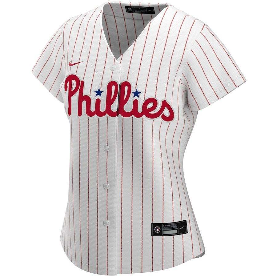 Philadelphia Phillies Women's Home Custom Jersey - White