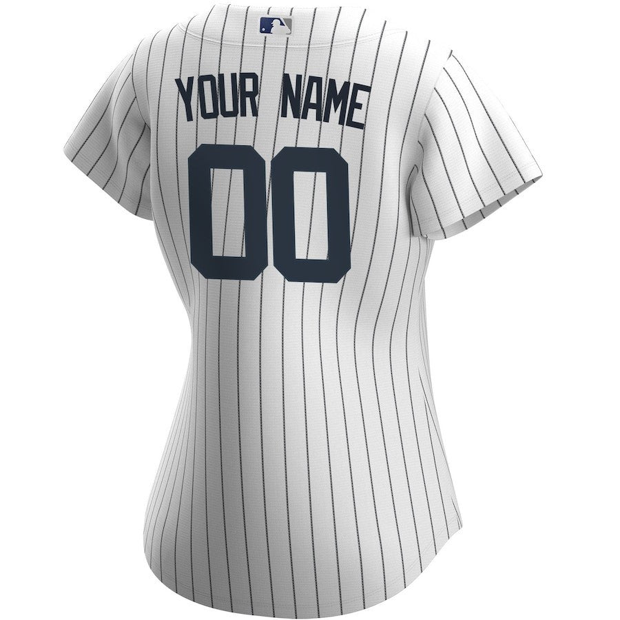 New York Yankees Women's Home Custom Jersey - White