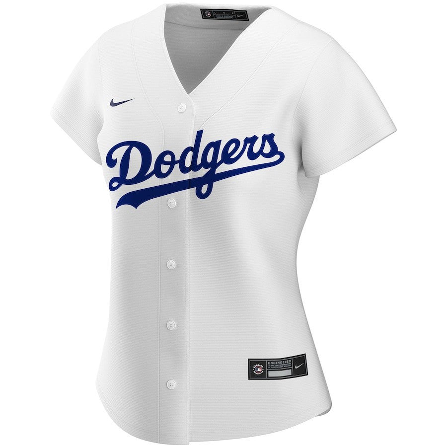 Los Angeles Dodgers Women's Home Custom Jersey - White