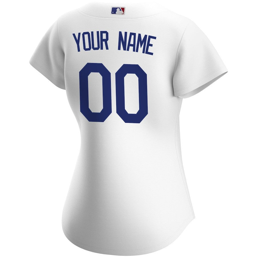 Los Angeles Dodgers Women's Home Custom Jersey - White