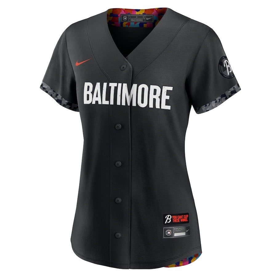 Baltimore Orioles Women's 2023 City Connect Jersey - Black