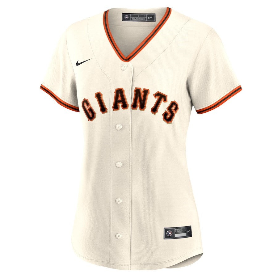 San Francisco Giants Women's Home Blank Jersey - Cream