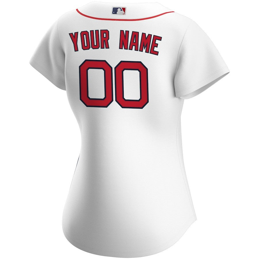 Boston Red Sox Women's Home Custom Jersey - White