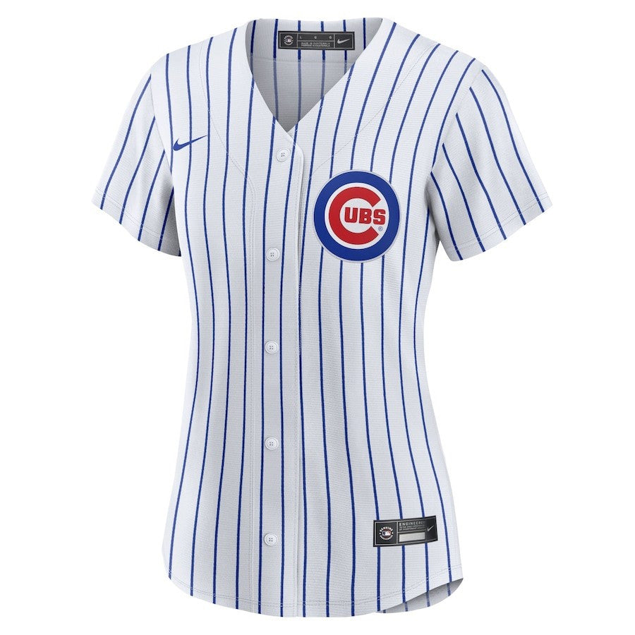 Chicago Cubs Women's Home Blank Jersey - White