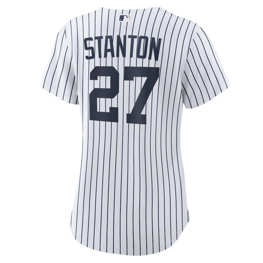 Giancarlo Stanton 27 New York Yankees Women's Home Player Jersey - White