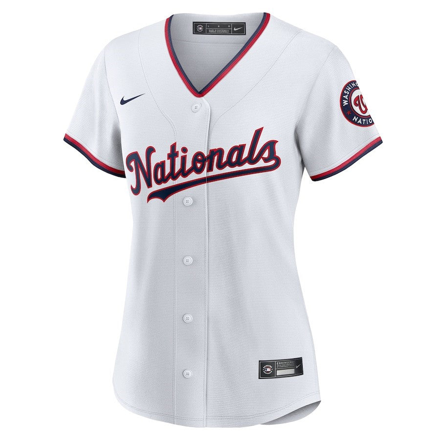 Washington Nationals Women's Custom Jersey - White