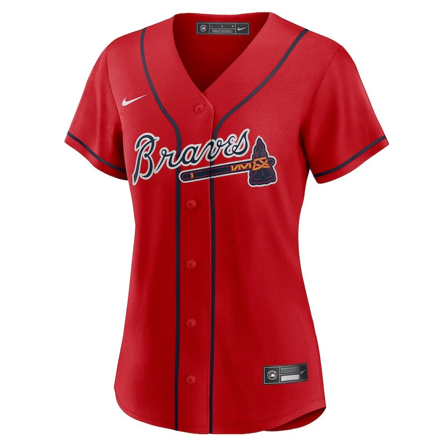 Atlanta Braves Women's Alternate Team Jersey - Red