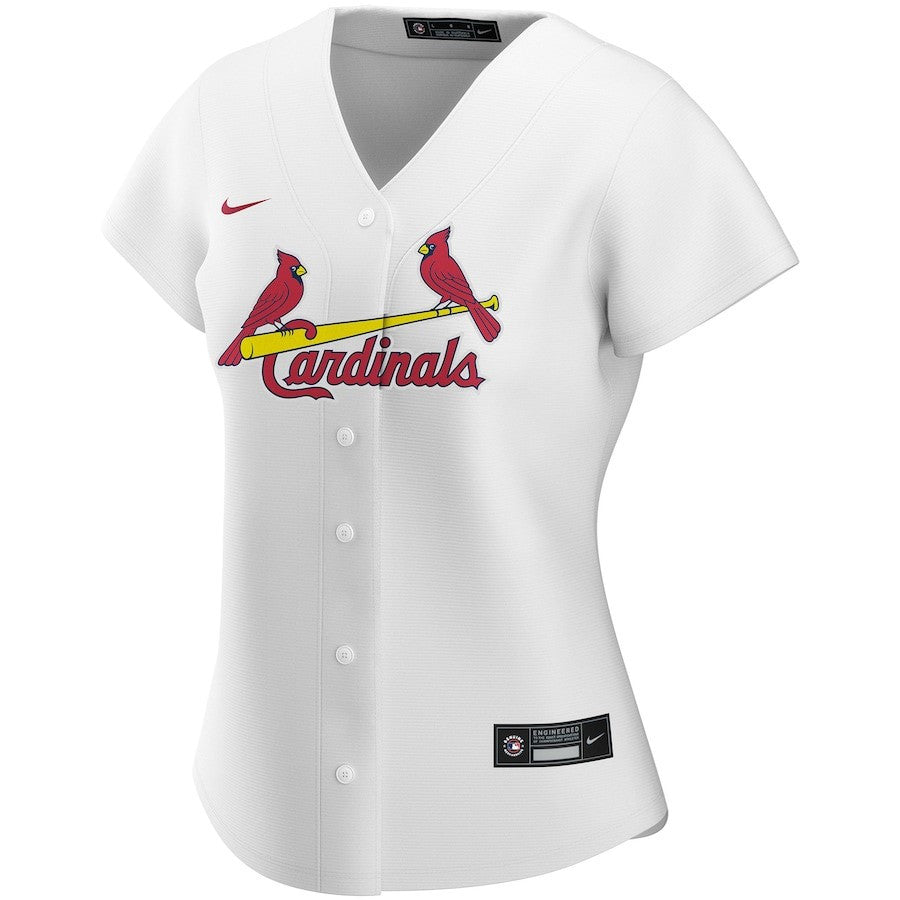 St. Louis Cardinals Women's Home Custom Jersey - White