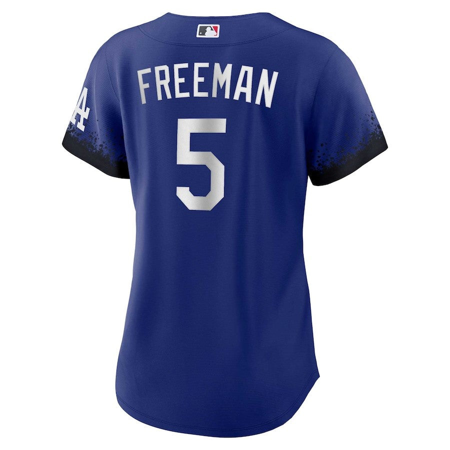 Freddie Freeman 5 Los Angeles Dodgers Women's City Connect Player Jersey - Royal