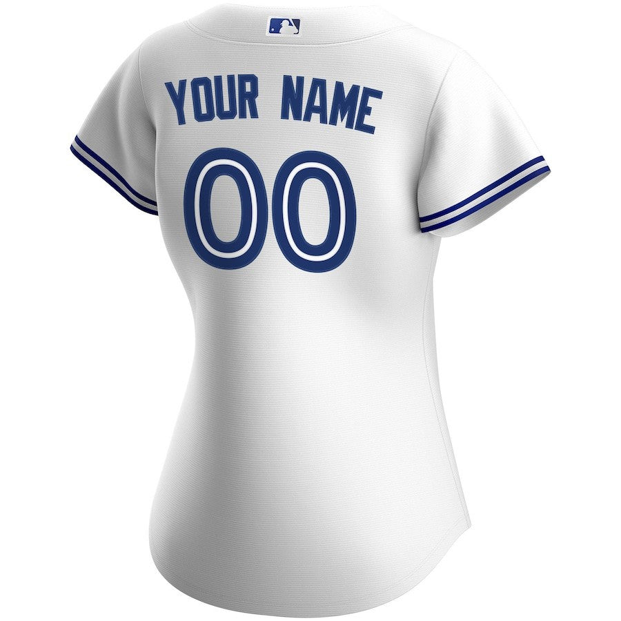 Toronto Blue Jays Women's Home Custom Jersey - White