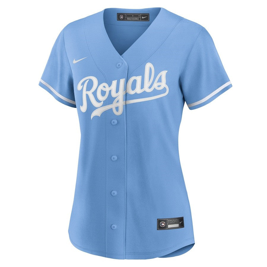 Kansas City Royals Women's Alternate Team Logo Jersey - Light Blue