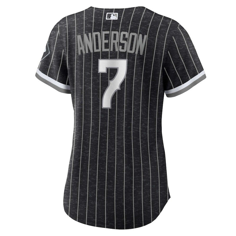 Tim Anderson 7 Chicago White Sox Women's City Connect Player Jersey - Black