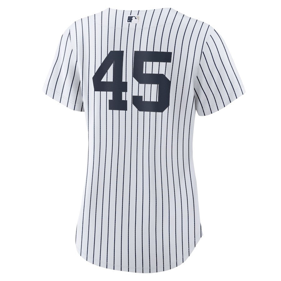 Gerrit Cole 45 New York Yankees Women's Home Player Jersey - White