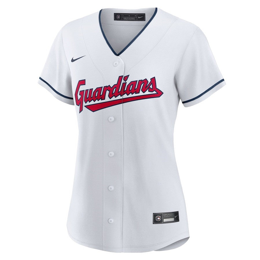 Cleveland Guardians Women's Home Blank Jersey - White