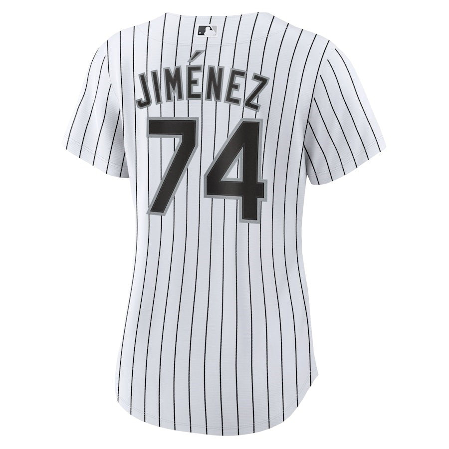 Eloy Jimenez 74 Chicago White Sox Women's Home Player Jersey - White