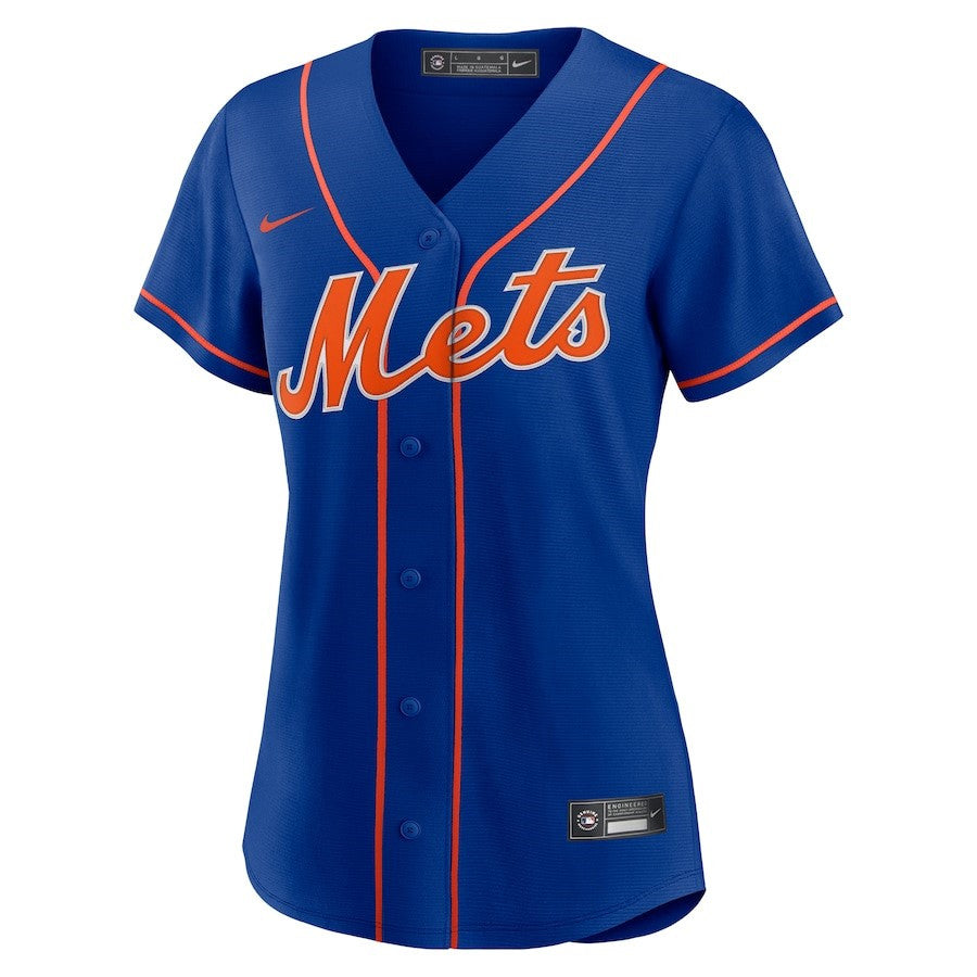 Justin Verlander 35 New York Mets Women's Alternate Player Jersey - Royal