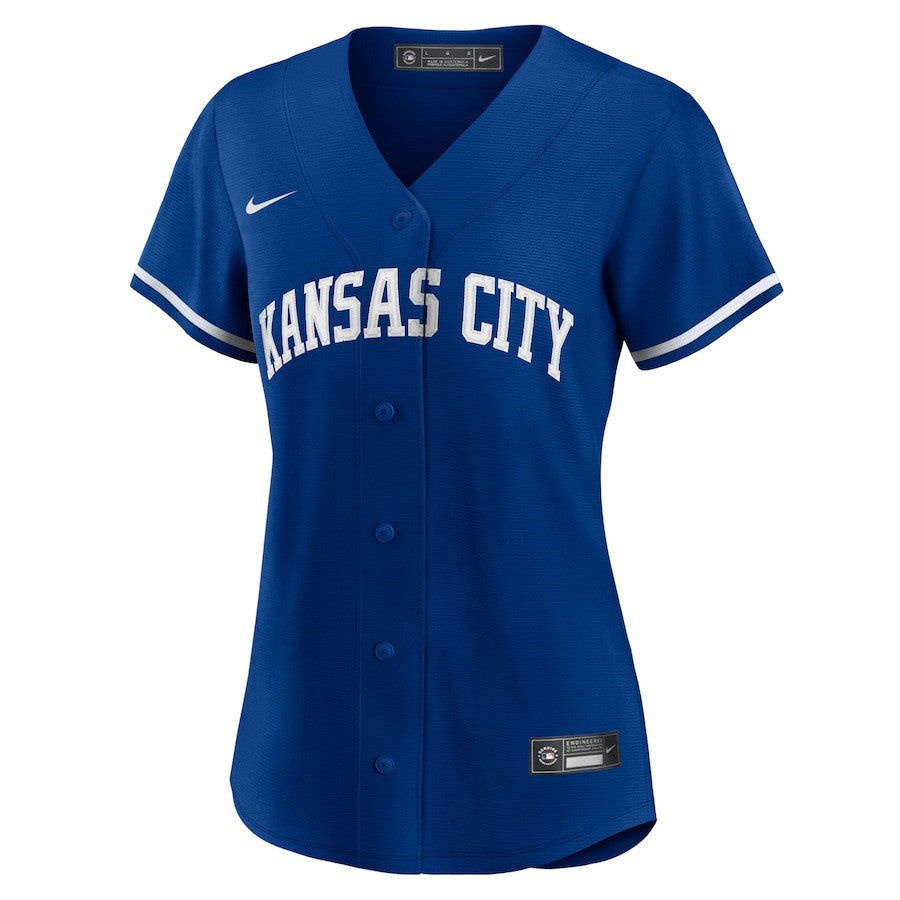 Kansas City Royals Women's Alternate Team Logo Jersey - Royal