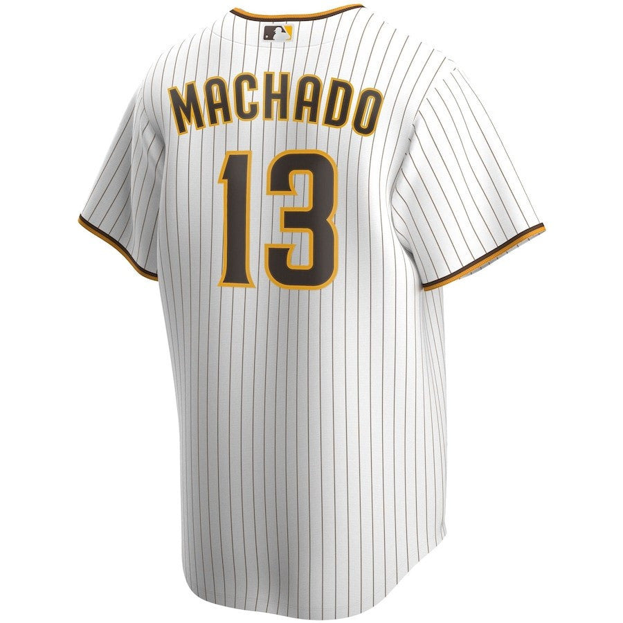 Manny Machado 13 San Diego Padres Alternate Player Jersey - White
