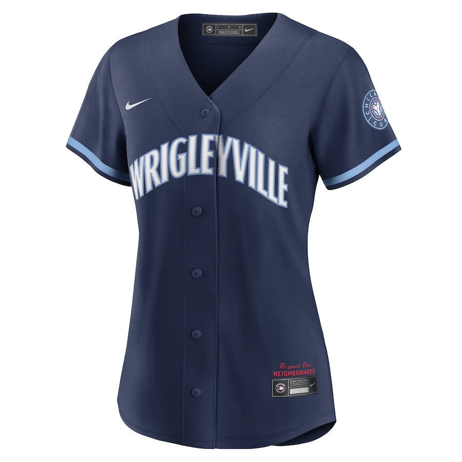 Chicago Cubs Women's City Connect Jersey - Navy