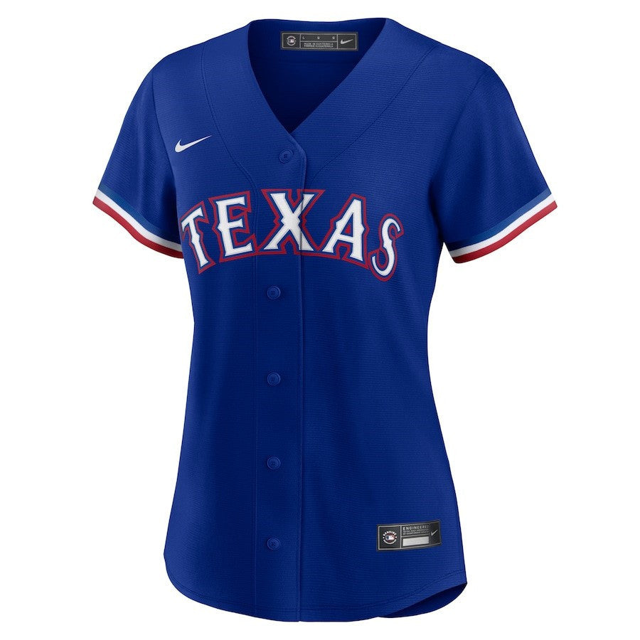 Texas Rangers Women's Alternate Logo Team Jersey - Royal