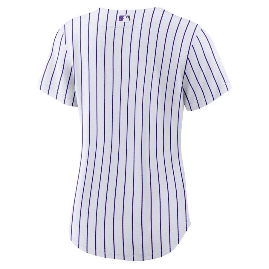 Colorado Rockies Women's Home Blank Jersey - White