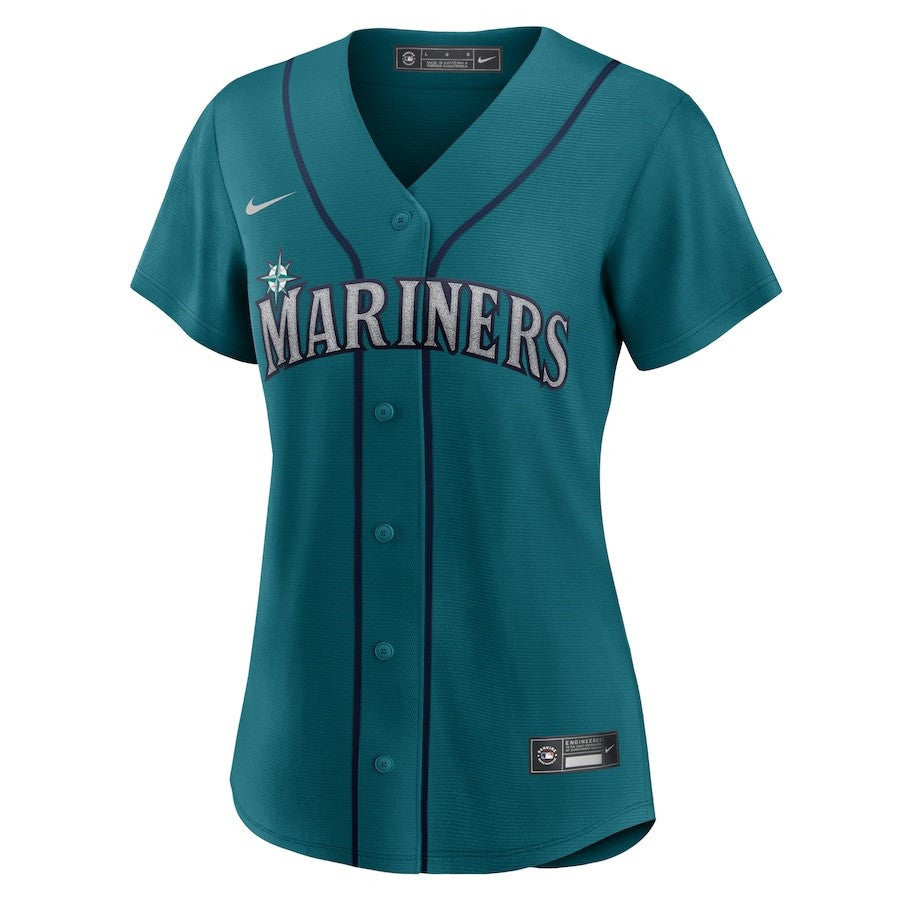 Seattle Mariners Women's Alternate Team Jersey - Aqua