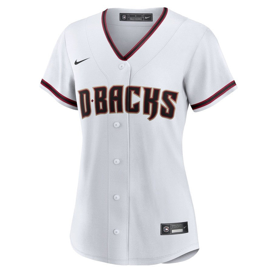 Arizona Diamondbacks Women's Home Blank Jersey - White