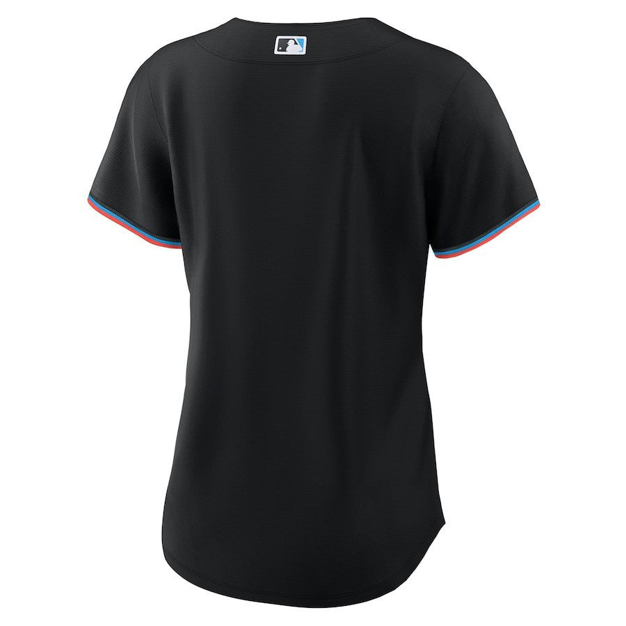 Miami Marlins Women's Alternate Team Jersey - Black