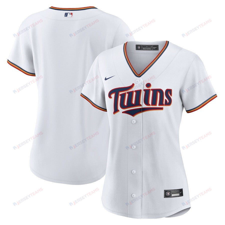 Minnesota Twins Women's Home Blank Jersey - White