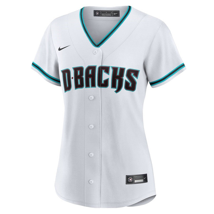 Arizona Diamondbacks Women's Home Custom Jersey - White