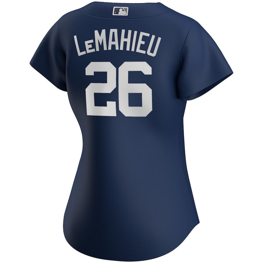 DJ LeMahieu 26 New York Yankees Women's Alternate Player Jersey - Navy