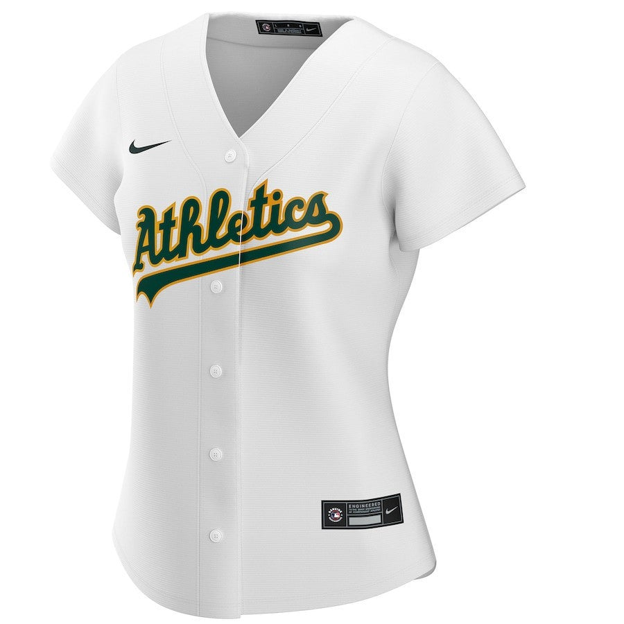 Oakland Athletics Women's Home Custom Jersey - White