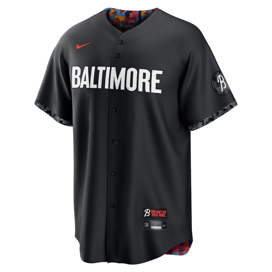 Baltimore Orioles 2023 City Connect Men Jersey - Black